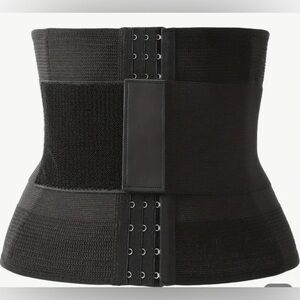 Waist Trainer Tummy Wrap - NEW -Tummy Control Slim Girdle Belt Cincher, Black XS